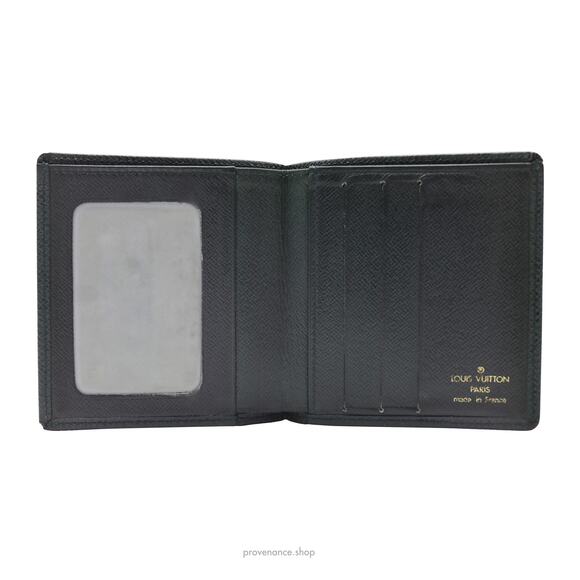 🔴 Louis Vuitton ID Bifold Wallet - Epicea Green Taiga Leather - Picture 7 of 10